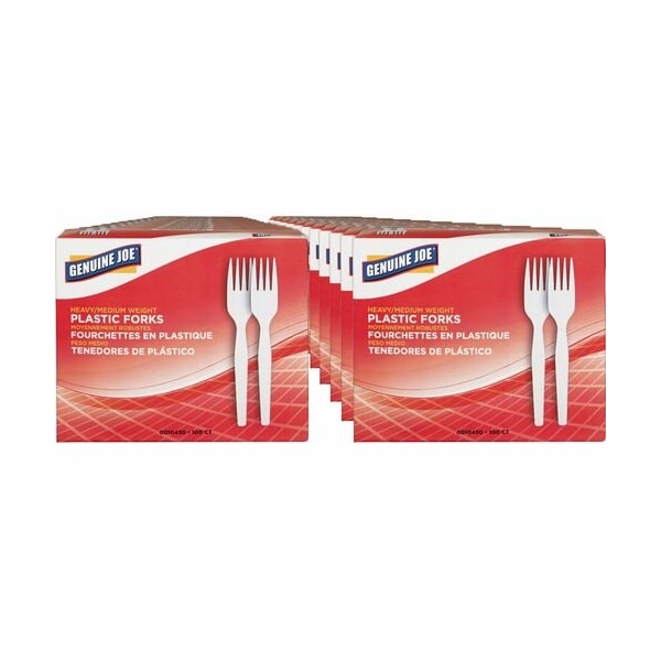 Genuine Joe FORK, HVY WGT, BXD, 4000CT, 40PK GJO0010430CT - main